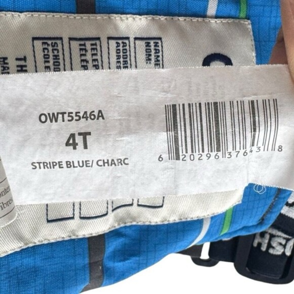 Osh Kosh B Gosh Youth Unisex Kids Grey Winter Snow Bib Suit Pants US 4T - Picture 9 of 9
